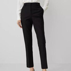 Ann Taylor The High Rise Eva Ankle Pant, Size 00P, Black